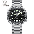 STEELDIVE SD1975 dive watch — variant 75HH-03L stock photo