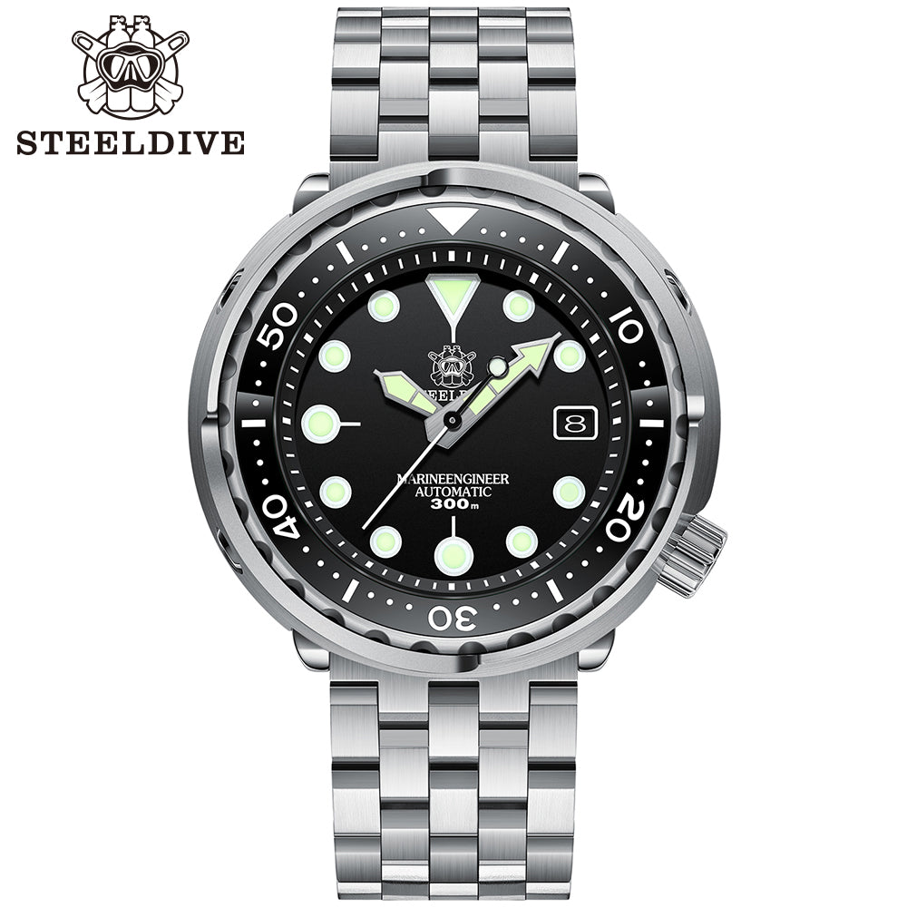 STEELDIVE SD1975 dive watch — variant 75HH-05L stock photo