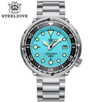 STEELDIVE SD1975 dive watch — variant 75QL-03L stock photo