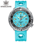 STEELDIVE SD1975 dive watch — variant 75QL-QLR stock photo