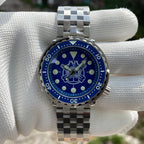STEELDIVE SD1975P dive watch — variant 75P-BL-05L stock photo
