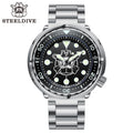 STEELDIVE SD1975P dive watch — variant 75P-HH-03L stock photo
