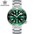 STEELDIVE SD1976 dive watch — variant 76GR-03L stock photo