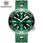 STEELDIVE SD1976 dive watch — variant 76GR-GR stock photo