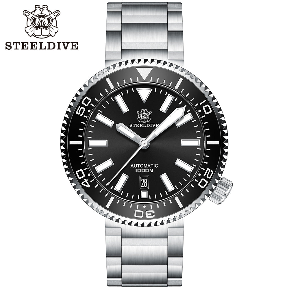 STEELDIVE SD1976 dive watch — variant 76HH-03L stock photo