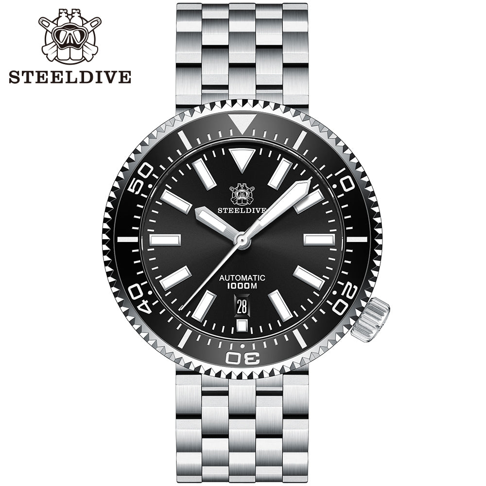 STEELDIVE SD1976 dive watch — variant 76HH-05L stock photo