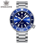 STEELDIVE SD1976P dive watch — variant 76P-BL-03L stock photo