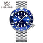 STEELDIVE SD1976P dive watch — variant 76P-BL-05L stock photo