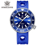STEELDIVE SD1976P dive watch — variant 76P-BL-LR stock photo