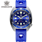 STEELDIVE SD1977 dive watch — variant 77BL-LR stock photo