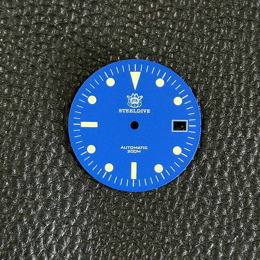 STEELDIVE SD1979 dive watch — variant 79DL-BL stock photo