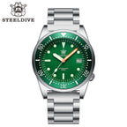 STEELDIVE SD1979 dive watch — variant 79GR-03L stock photo