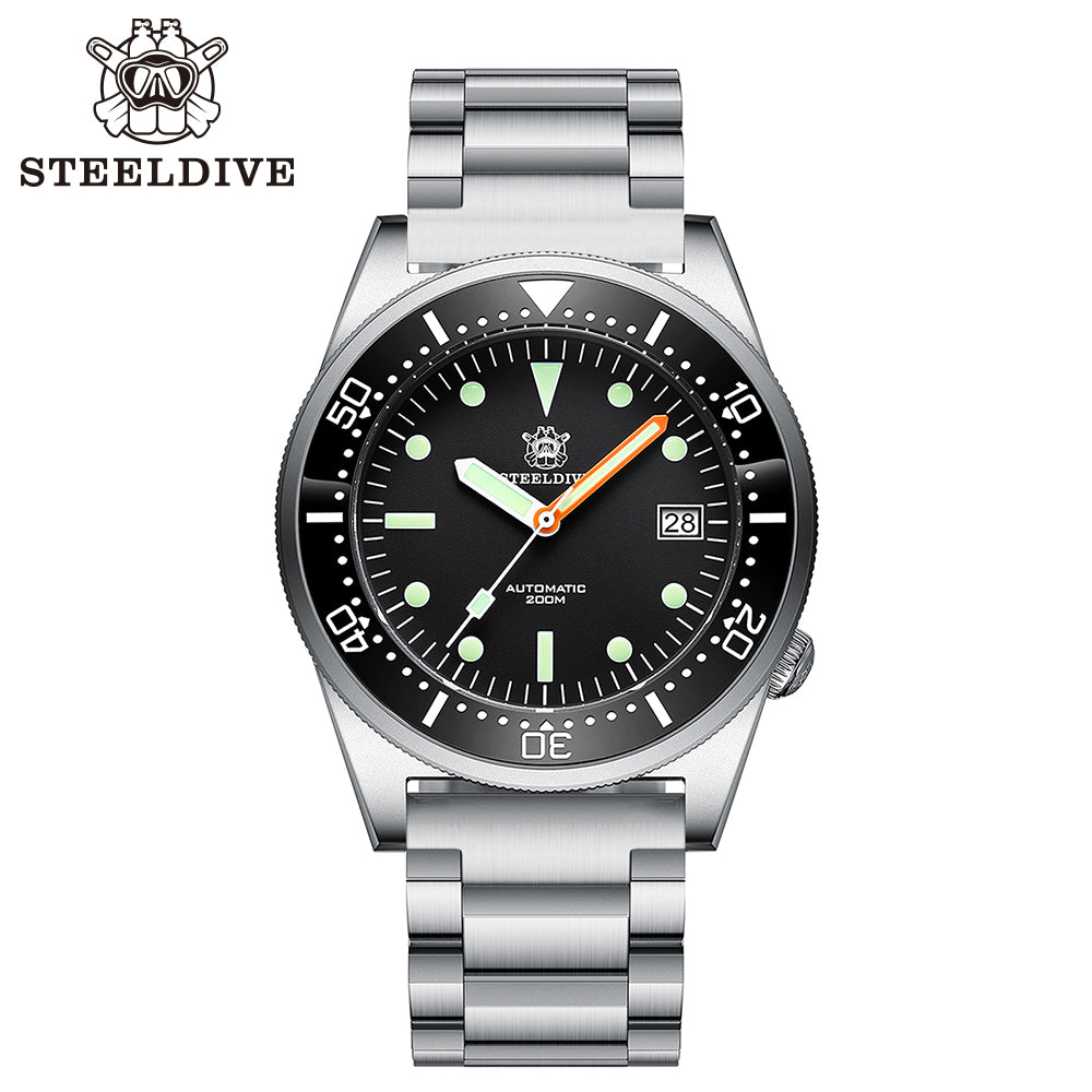 STEELDIVE SD1979 dive watch — variant 79HH-03L stock photo