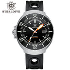 STEELDIVE SD1980 dive watch — variant 80HH-HR stock photo