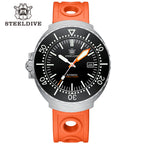 STEELDIVE SD1980 dive watch — variant 80HH-OR stock photo