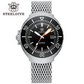 STEELDIVE SD1980 dive watch — variant 80HH-SK stock photo