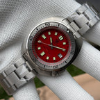 STEELDIVE SD1981 dive watch — variant 81RE-SS stock photo
