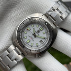 STEELDIVE SD1981 dive watch — variant 81WT-SS stock photo