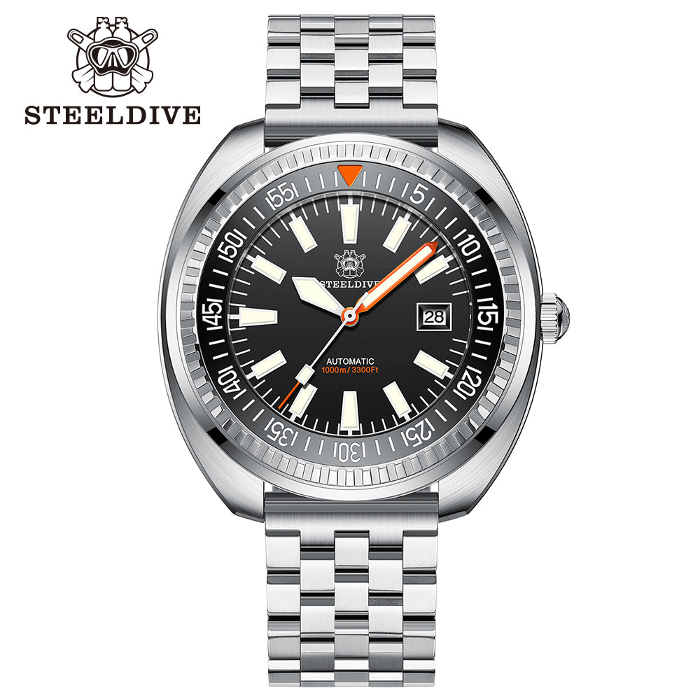 STEELDIVE SD1983 dive watch — variant 83HH-05L stock photo