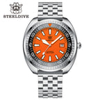 STEELDIVE SD1983 dive watch — variant 83OR-05L stock photo