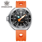 STEELDIVE SD1985 dive watch — variant 85HH-OR stock photo