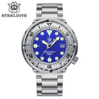 STEELDIVE SD1986 dive watch — variant 86BL-03L stock photo