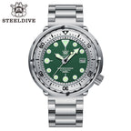STEELDIVE SD1986 dive watch — variant 86GR-03L stock photo