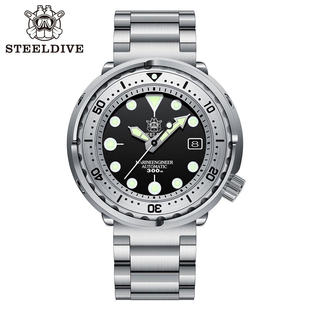 STEELDIVE SD1986 dive watch — variant 86HH-03L stock photo