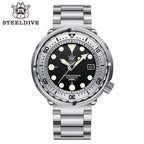 STEELDIVE SD1986 dive watch — variant 86HH-03L stock photo