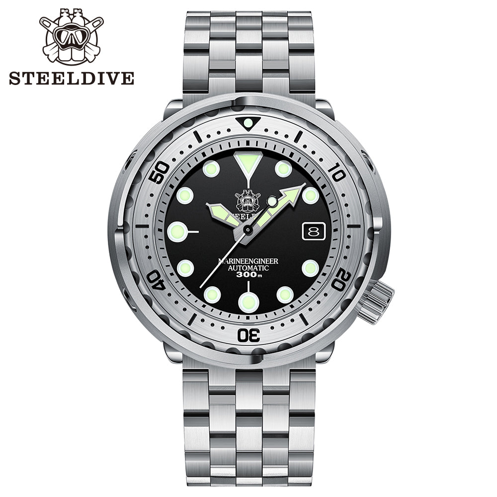 STEELDIVE SD1986 dive watch — variant 86HH-05L stock photo