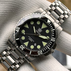 STEELDIVE SD1987 dive watch — variant 87HH-GR-TK05L stock photo