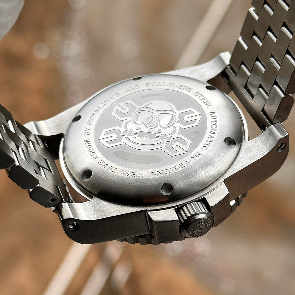 STEELDIVE SD1987 C3 green dive watch - photo 6