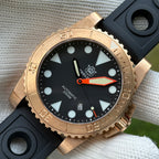 STEELDIVE SD1987S dive watch — variant 87S-HH-HR stock photo