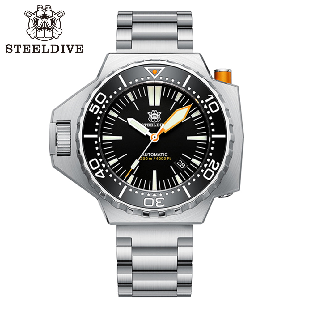 STEELDIVE SD1988 dive watch — variant 88HH-03L stock photo