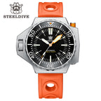 STEELDIVE SD1988 dive watch — variant 88HH-OR stock photo