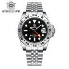 STEELDIVE SD1992 dive watch — variant 92HH-JBL stock photo