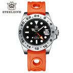 STEELDIVE SD1992 dive watch — variant 92HH-OR stock photo