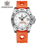 STEELDIVE SD1992 dive watch — variant 92WT-OR stock photo