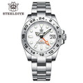 STEELDIVE SD1992 dive watch — variant 92WT-SS stock photo