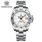 STEELDIVE SD1992 dive watch — variant 92WT-SS stock photo