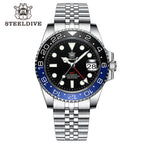 STEELDIVE SD1993 dive watch — variant 93HL-JBL stock photo