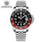 STEELDIVE SD1993 dive watch — variant 93HR-JBL stock photo