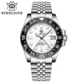 STEELDIVE SD1993 dive watch — variant 93WT-HH-JBL stock photo