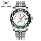 STEELDIVE SD1993 dive watch — variant 93WT-HN-JBL stock photo