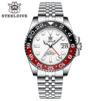 STEELDIVE SD1993 dive watch — variant 93WT-HR-JBL stock photo
