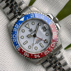 STEELDIVE SD1993 dive watch — variant 93WT-LR-JBL stock photo