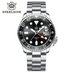 STEELDIVE SD1994 dive watch — variant 94HH-SS stock photo